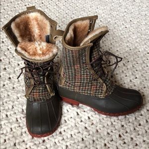 LL Bean duck boots